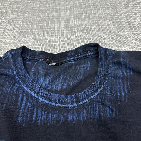 Harley Davidson Shirt Men Large Black‎ Blue Motorcycle Pullover Tee Comfort - Picture 2 of 10